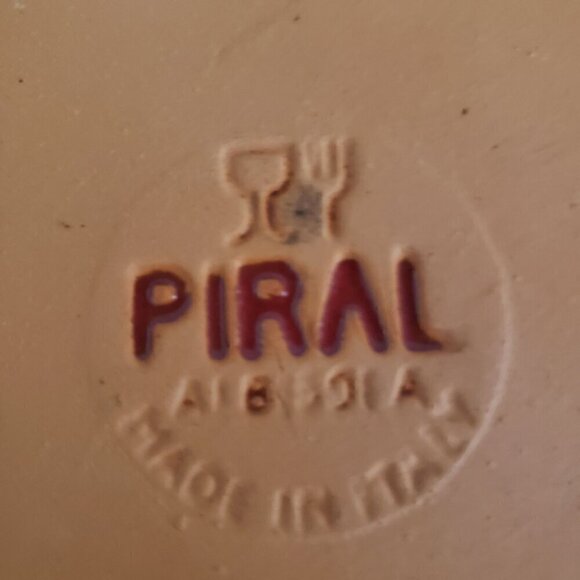 Piral Albisola Made in Italy Terracotta Clay 9" Red Cookware Baking Serving Pan - Picture 8 of 12